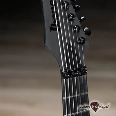 Ibanez RGRB720 RG Iron Label 7-String Tremolo Guitar – Black Flat image 5