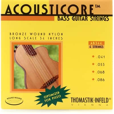 Thomastik-Infeld AB344 Acousticore Acoustic Bass Guitar Strings - .041-.086 4-string image 2