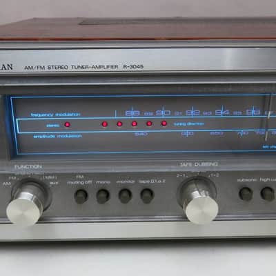 LUXMAN R-3045 RECEIVER WORKS PERFECT SERVICED FULLY RECAPPED + LED's image 6