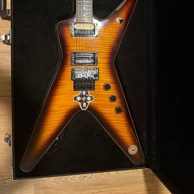 Dean Dimebag Darrell Far Beyond Driven Tribute ML Tobacco / Brazilia Burst w/ Hardshell Case image 15