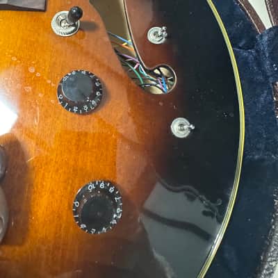 Jay Turser Hollow body 2000 - Tobacco sunburst image 5