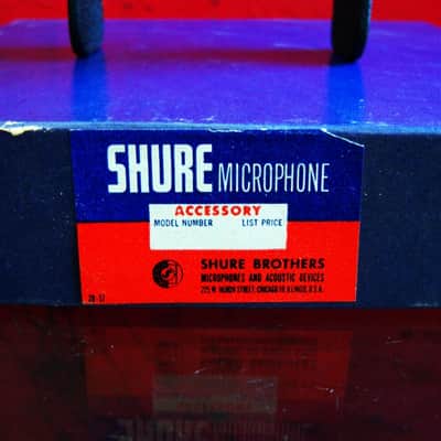 Vintage RARE 1940's / 50's Shure A772A microphone radio flag for 55 556 55A 55B 55C # 1 image 3