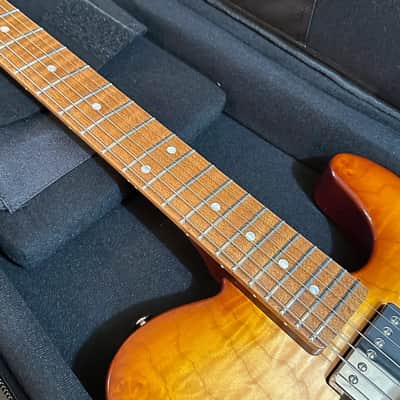 G&L USA Custom Shop ASAT HH RMC Semi Hollow-body Electric Guitar - Antique Brown Burst image 16