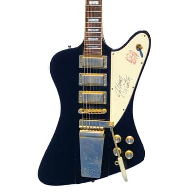 JOHNNY WINTER SIGNED EPIPHONE FIREBIRD! image 2