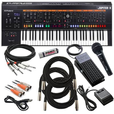 Roland Jupiter-X 61-Key Synthesizer - Cable Kit