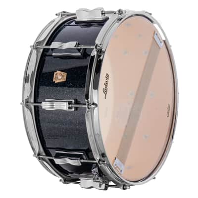 Ludwig *Pre-Order* Classic Maple 6.5x14" Hybrid Black Sparkle Snare Drum Made in the USA | NEW | Special Order | Authorized Dealer image 4