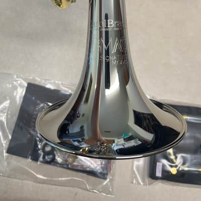 CarolBrass Exclusive BMAC Prototype Trumpet- Nickel/Lacquer image 3