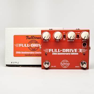 Fulltone Custom Shop FD-3 Full Drive 3 20th Anniversary Edition