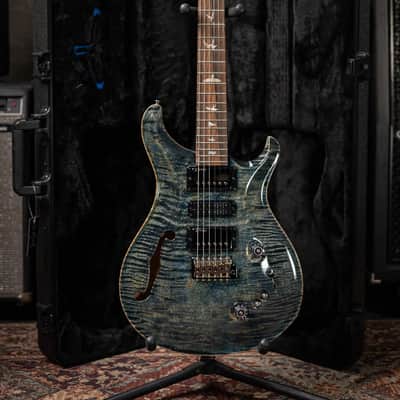 PRS Mango Limited Edition (1 0f 200) Special Semi-Hollow Body Electric Guitar - Faded Whale Blue with Hardshell Case image 12