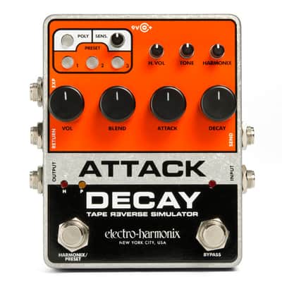 Electro-Harmonix Attack Decay Tape Reverse Simulator (ATTACK DECAY) image 3
