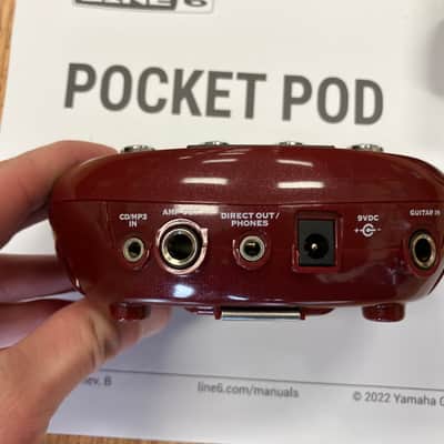 Line 6 Pocket POD Multi-Effect and Amp Modeler- Red image 4