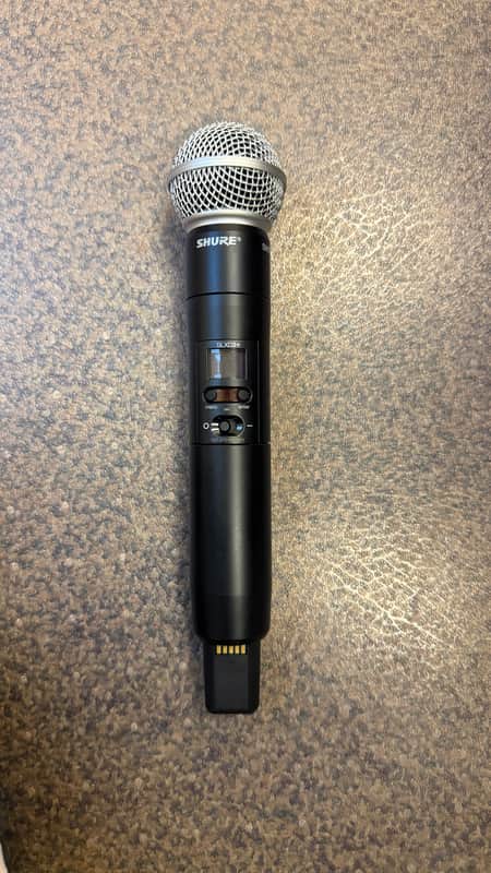 Shure SLXD2+/58-G57 Handheld Transmitter With SM58 Capsule image 1