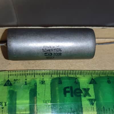 2x PIO 1uF 200V K40Y-9 Paper In Oil Capacitors NOS Lot Of 2 pcs Matched Pair image 4