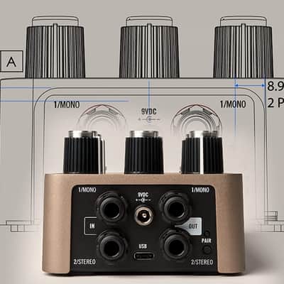 Universal Audio Golden Reverberator | Stereo Reverb Pedal. New with Full Warranty! image 20