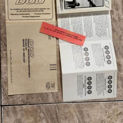 DOD FX747 Supersonic Stereo Flange 1996 - 1998 [NOS - New Old Stock] Silver image 3