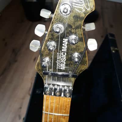Rare Ernie Ball Music Man (EBMM) Van Halen EVH VanHalen Signature 1994 Black Quilt image 7