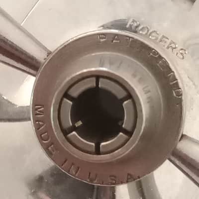 Rogers Bass Drum Spur/Tom/Cymbal Arm Mount+Machined Collet Cleveland Holiday USA image 2