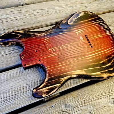 Stratocaster body, barncaster, HSS hardtail image 7