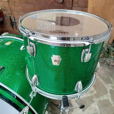 LUDWIG Classic Maple Zep Set 2018, Green Sparkle. image 2