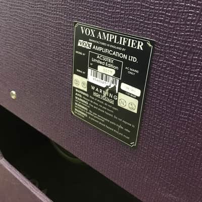 Vox AC30 TBX 1995-1996 - Purple Limited Edition image 5
