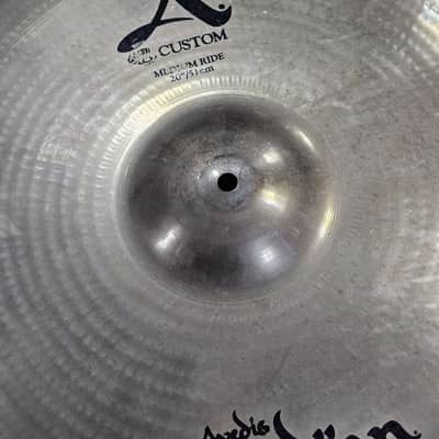 Ride Cymbal 20" Zildjian A Custom Medium USED! RKARA260626 image 3