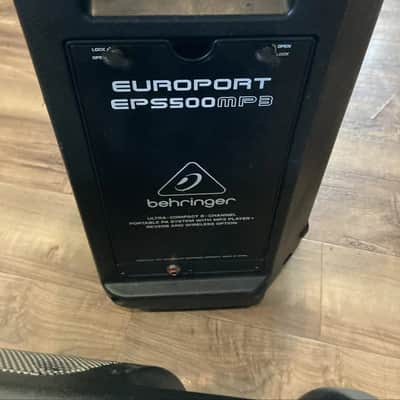 Behringer EUROPORT EPS500MP3 Powered PA Amplifier/Mixer Speakers portable image 16