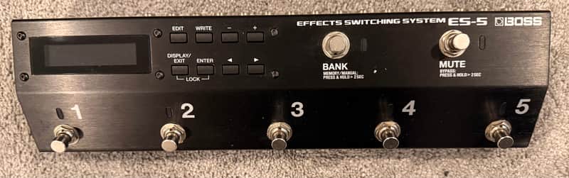 Boss ES-5 Effects Switching System 2016 - 2024 - Black
