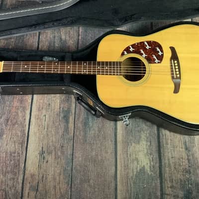 Used Fender Redondo Korean Built Dreadnought Acoustic Guitar with Fender Case image 12