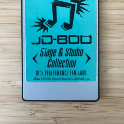 Roland Stage & Studio Collection ROM Card JD-800 JD-990 Sound Source patches Vintage image 1
