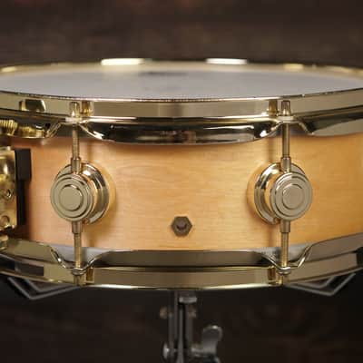 DW 4.5x13" Pre-Collector's Series Snare Drum - Satin Natural Oil - Carl Allen image 3