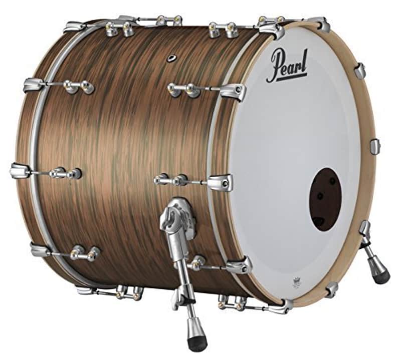 Pearl Music City Custom Pure 26"x18" Bass Drum w/o BB3 Mount, Bronze Oyster (RFP2618BX/C415) image 1
