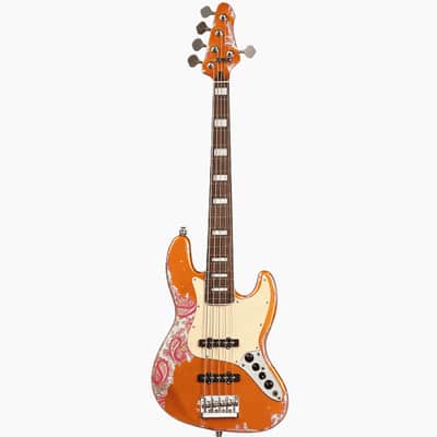 Dhatarattha DEB5 Jazz Bass 5 string - PAISLEY RELIC image 1