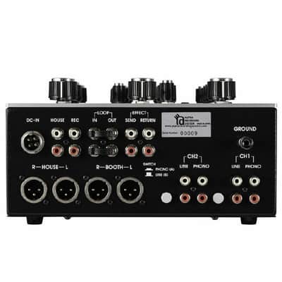 Alpha Recording System MODEL1100B 2-Channel Rotary DJ Mixer (limited silver edition) image 3