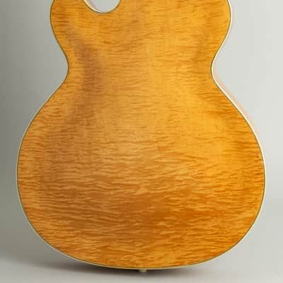 Epiphone Zephyr Deluxe Regent Arch Top Hollow Body Electric Guitar (1950), ser. #85369, original brown hard shell case. image 4