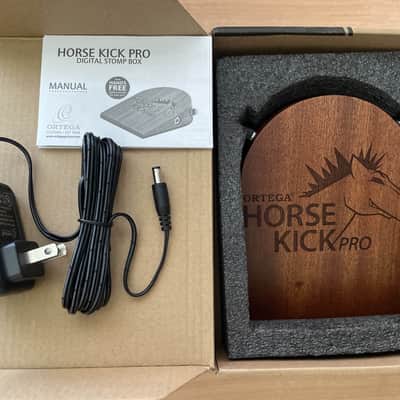 Ortega Guitars Horse Kick Pro Digital Percussion Stomp Box with 5