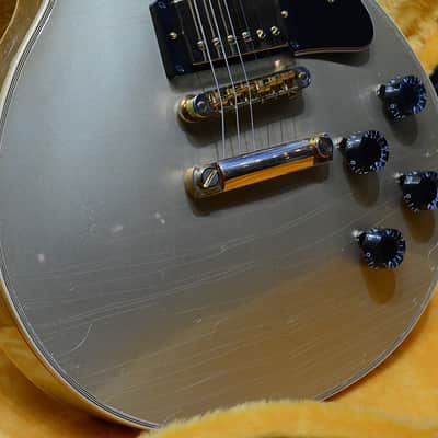 Gibson Custom Shop Les Paul Custom Special Order M2M Murphy Lab Lightly Aged Antique Silver 2024' image 14