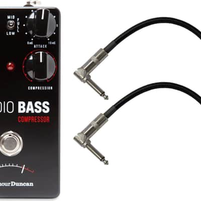 Seymour Duncan 11900-007 Studio Bass Compressor Pedal w/ 2 Patch Cables image 1