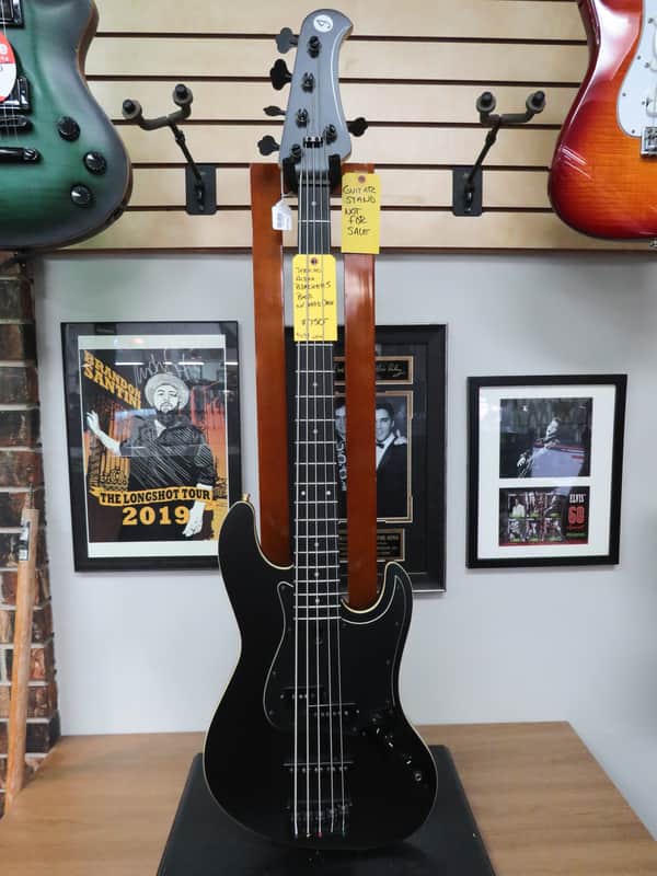 Jericho Alpha Blacker 5 - 5 String Electric Bass with Hard Case image 1