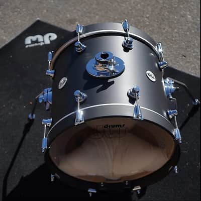DW Design Series 14"x18" - BOP Bass Drum Satin Black Maple Shell | 18" Kick Drum (2025) image 2