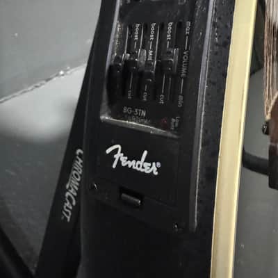 Fender Stratacoustic Acoustic-Electric Guitar, MIC (Used) image 3