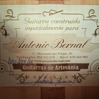 Antonio Bernal 2009 flamenco guitar - deep sound + explosive in attack - good value for money - check video! image 16