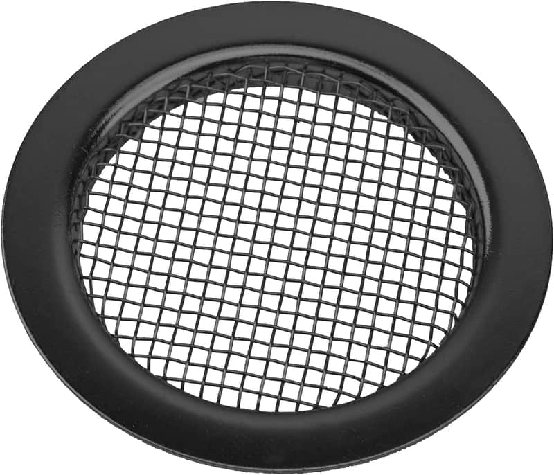Guitar Screened Sound Hole Insert, Speaker Grills Mesh Speaker Compatible with Gutiar, Dobro Resonator Guitar, Cigar Box Guitar (Black) image 1