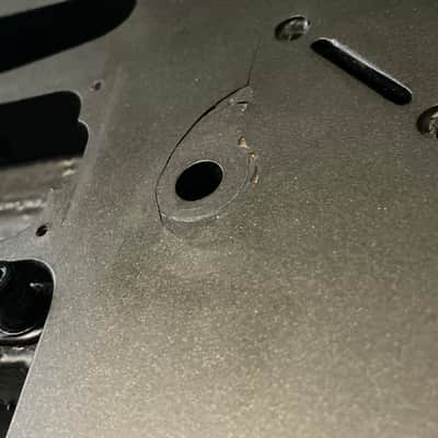 2000's Indonesian Ibanez RG5EX1 Grey Pewter Damaged Basswood Guitar Body Floyd Ready image 5