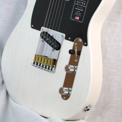 Fender '50s Telecaster; American Ultra Luxe Vintage - 2025 - White Blonde image 4