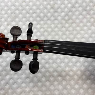 VINTAGE LIDL HAND CRAFTED IN LUBY CZECH REPUBLIC 3/4 VIOLIN MODEL 220 CASE/BOW image 4