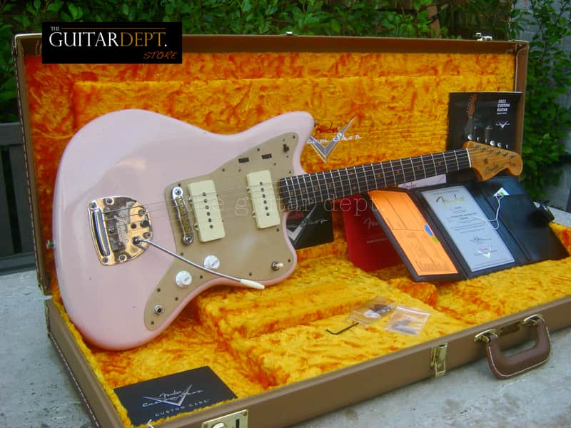 ♚ AS NEW ♚2022 FENDER Custom Shop '59 Journeyman Relic 250K JAZZMASTER ♚SUPER FADED SHELL PINK !♚Handwounds♚FAT C♚RSD image 1