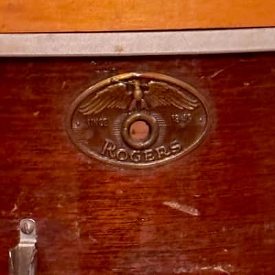 Rogers 14" Field Marching Snare Drum Vintage image 2