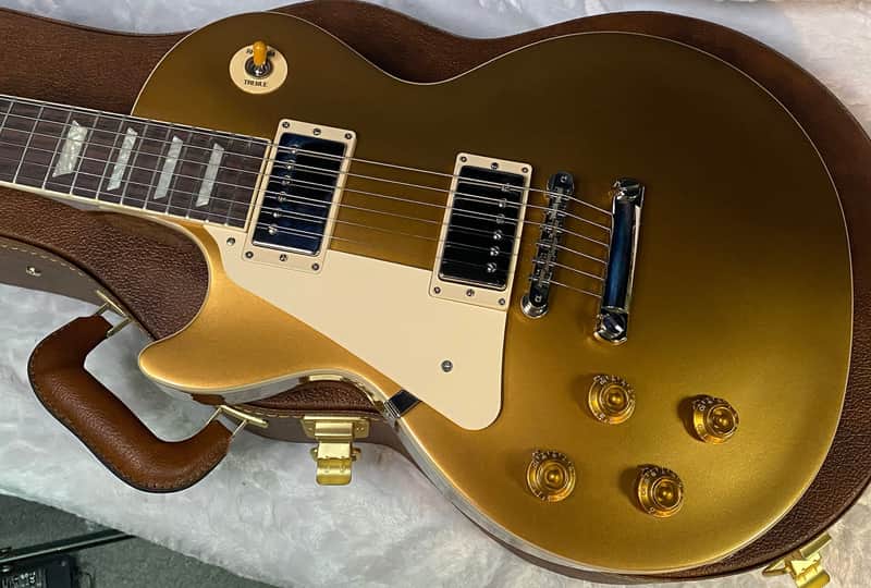 NEW ! Gibson Les Paul 50's Standard Gold Top - Left Handed - Authorized Dealer - Only 9.2 lbs - G07175 image 1