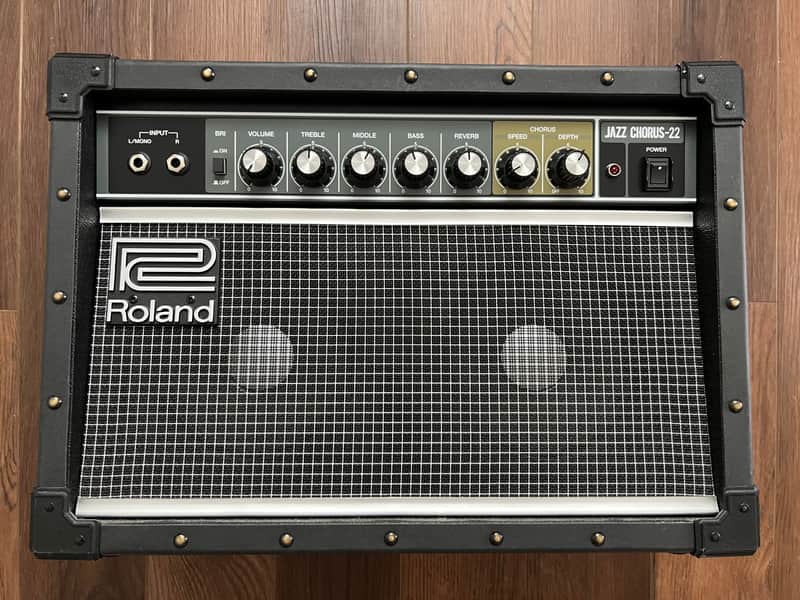 Roland JC-22 Jazz Chorus 2-Channel 30-Watt 2x6.5" Guitar Combo 2016 - Present - Black image 1