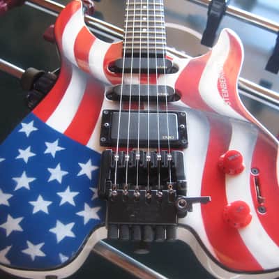 Steinberger GM4T custom transtrem 1986 White / Custom air brush image 6